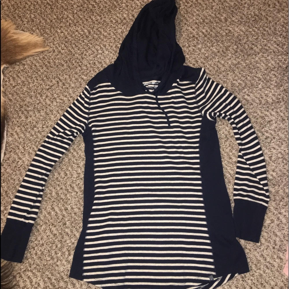 Eddie Bauer long sleeve with hoodie
